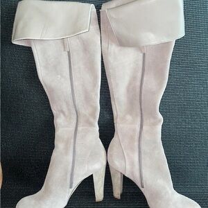 Elegant gray Knee-High Women's Boots WHITE HOUSE/BLACK MARKET size 8.5